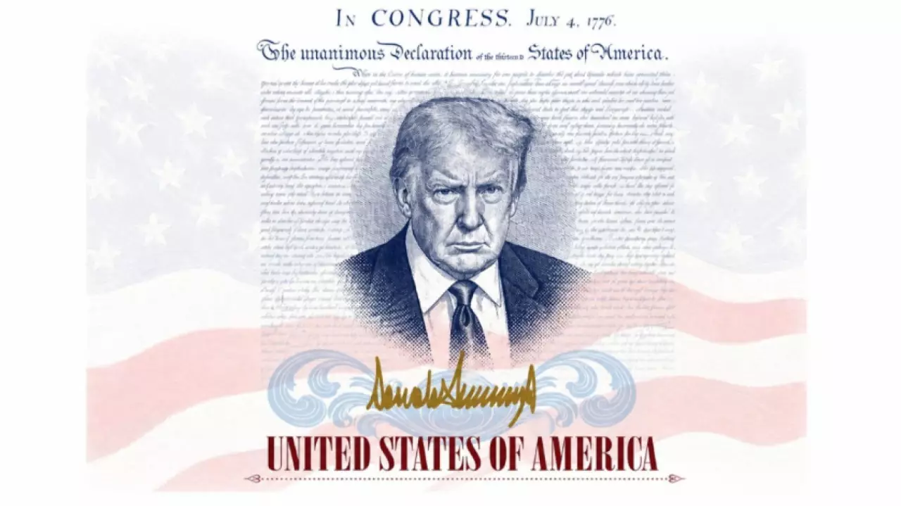 АҚШ-та Трамп бейнесі бар арнайы төлқұжаттар шығарылмақ