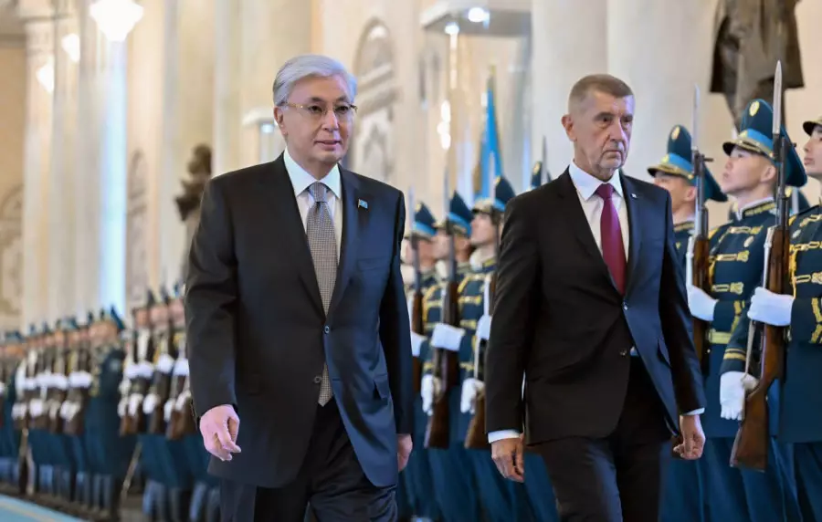 Астанаға Чехия премьер-министрі келді