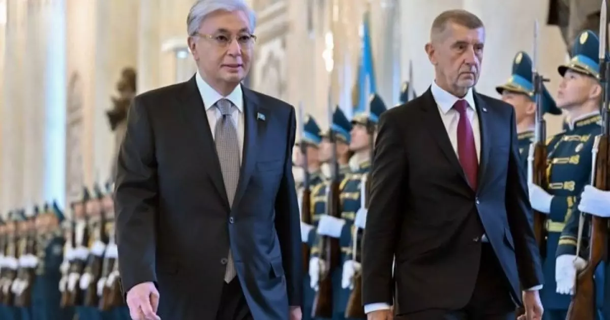  Тоқаев Ақордада Чех Республикасының Премьер-министрі Андрей Бабишті қарсы алды 