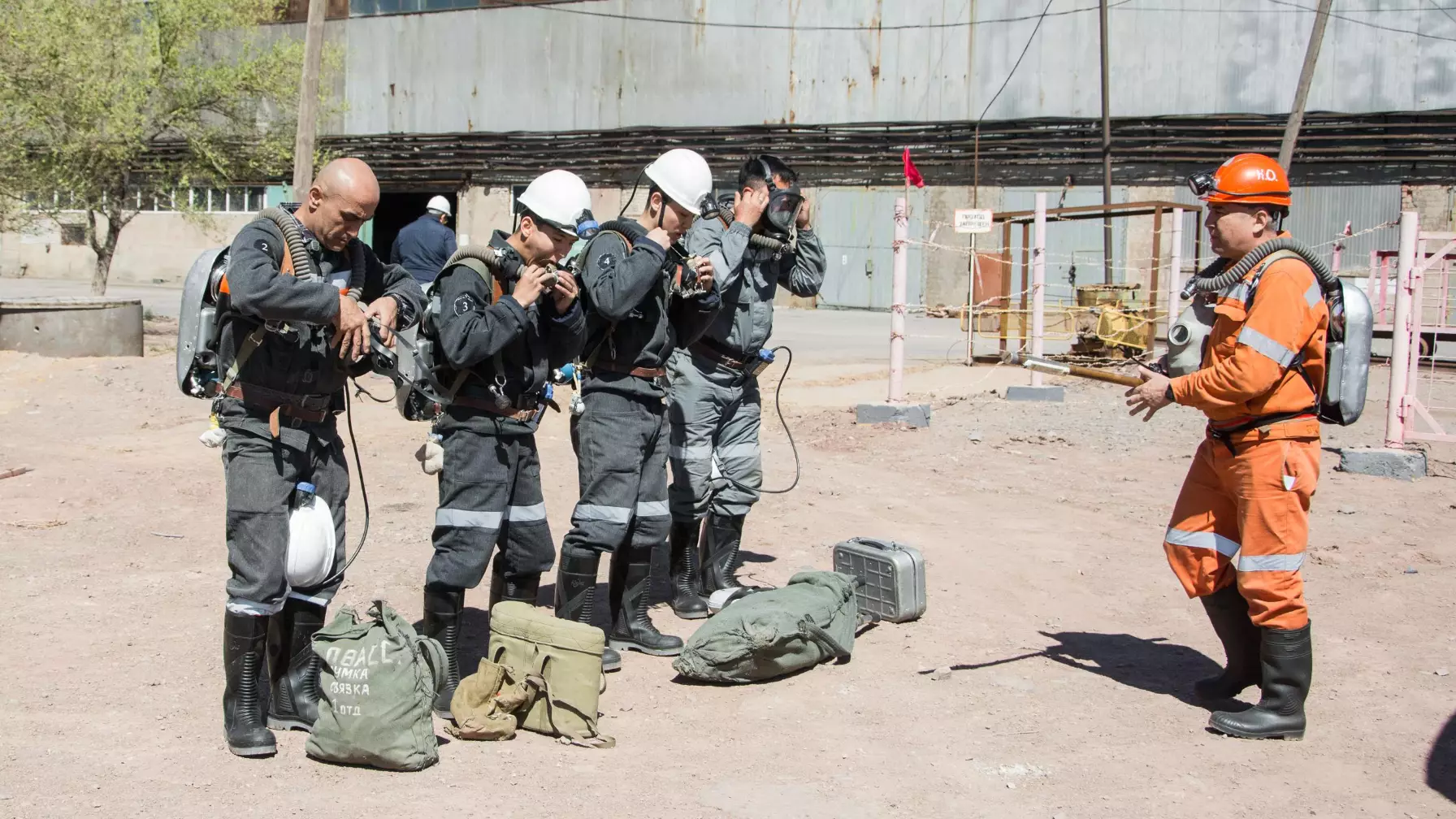 Жер астындағы өрт және эвакуация: «Анненск» шахтасында ауқымды оқу-жаттығу өтті