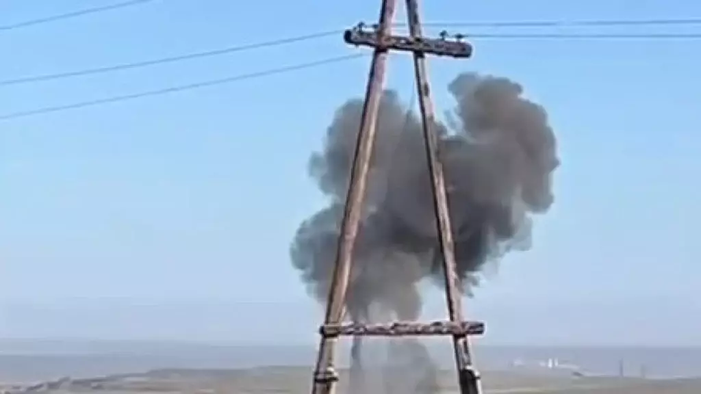 Ақтөбе облысында дрон құлап, жарылыс болды (ВИДЕО)
