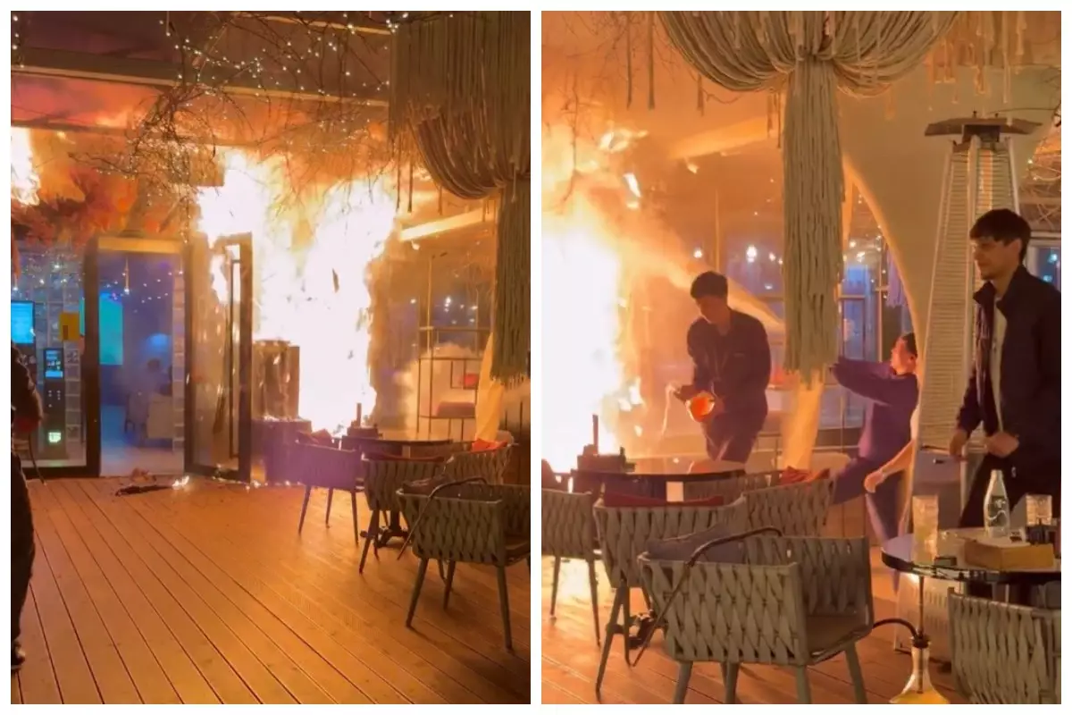 Алматылық дәмхананың иесі өрт болғанын жасырғаны үшін айыппұл арқалады