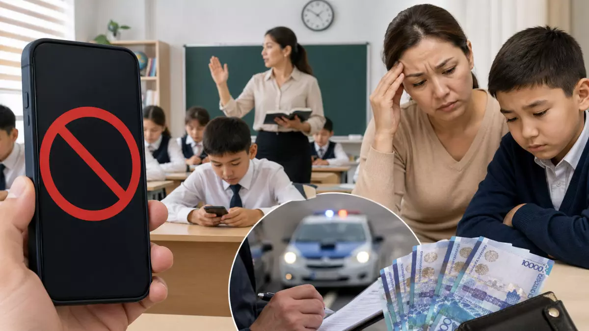Телефон үшін айыппұл: сабақта тәртіп бұзған оқушының ата-анасы жауап береді