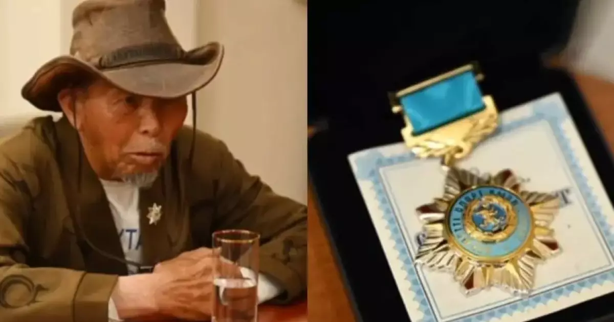  76 жастағы Ұлытаудан шыққан қария Парижге дейін жаяу жеткен 