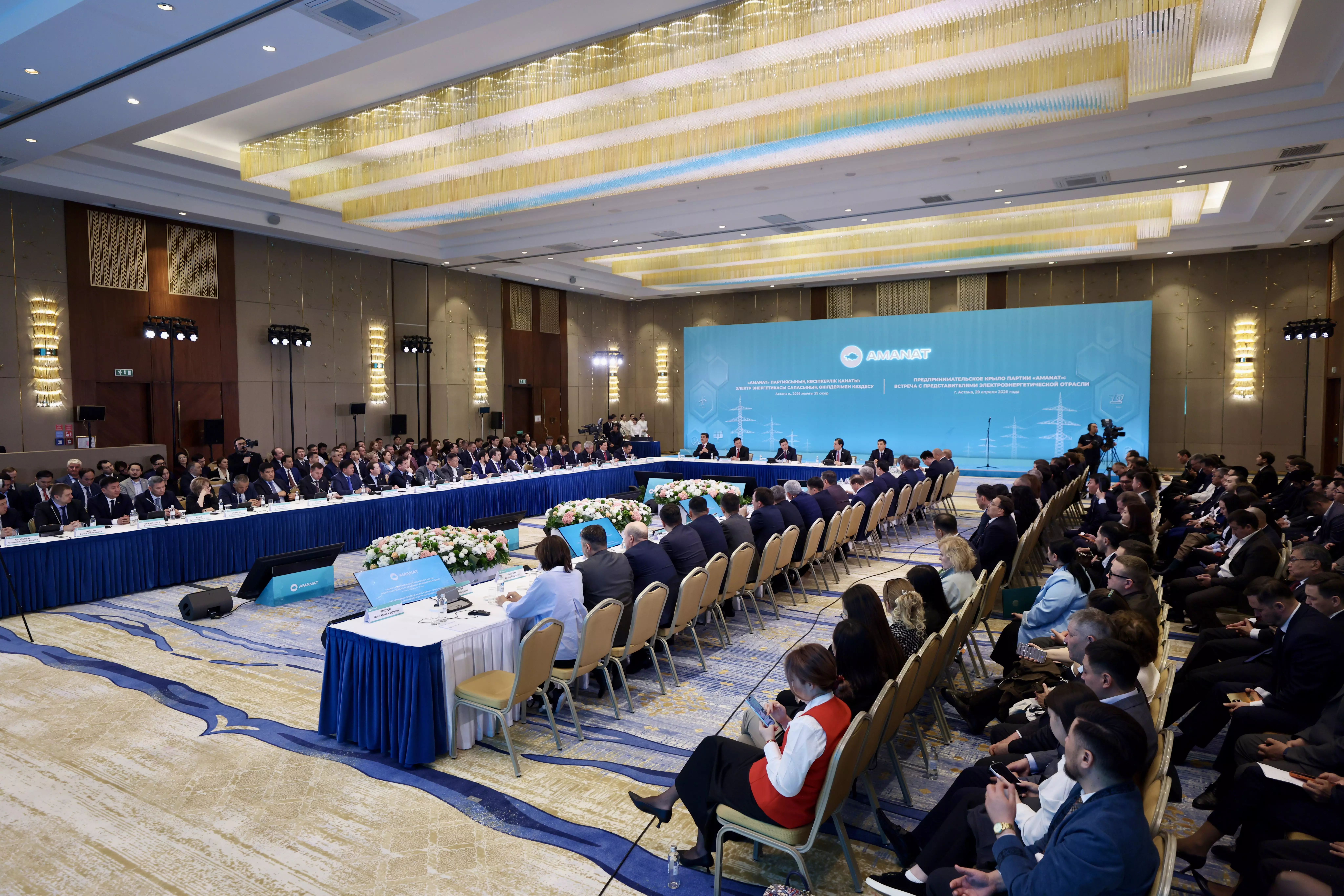 AMANAT обсудила с энергетиками модернизацию отрасли и тарифную политику