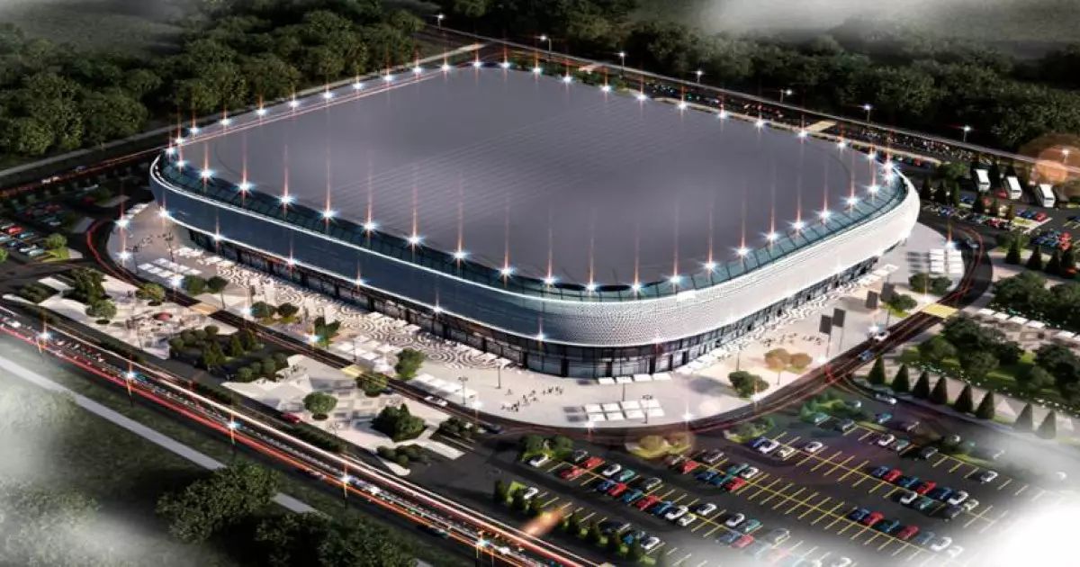   Көкшетауда 10 000 орындық стадион салынып жатыр   