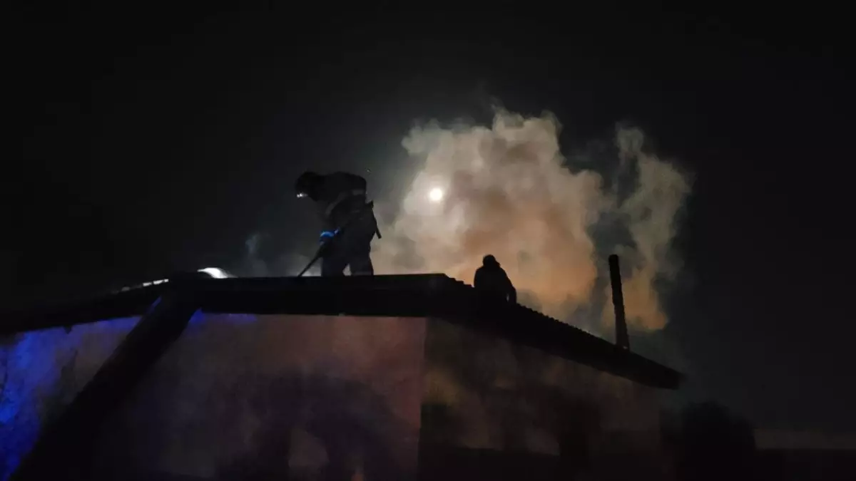 Огнеборцы ликвидировали возгорание в Акмолинской области