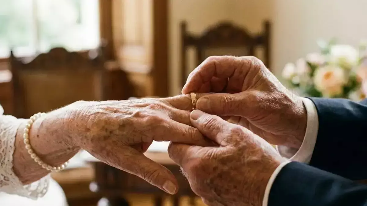 Алматыда 92 жастағы қария үйленді