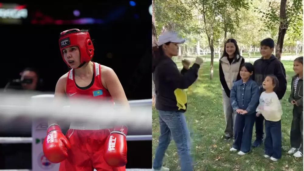 Многодетная мать из Казахстана получила награду за медаль ЧА-2026 по боксу