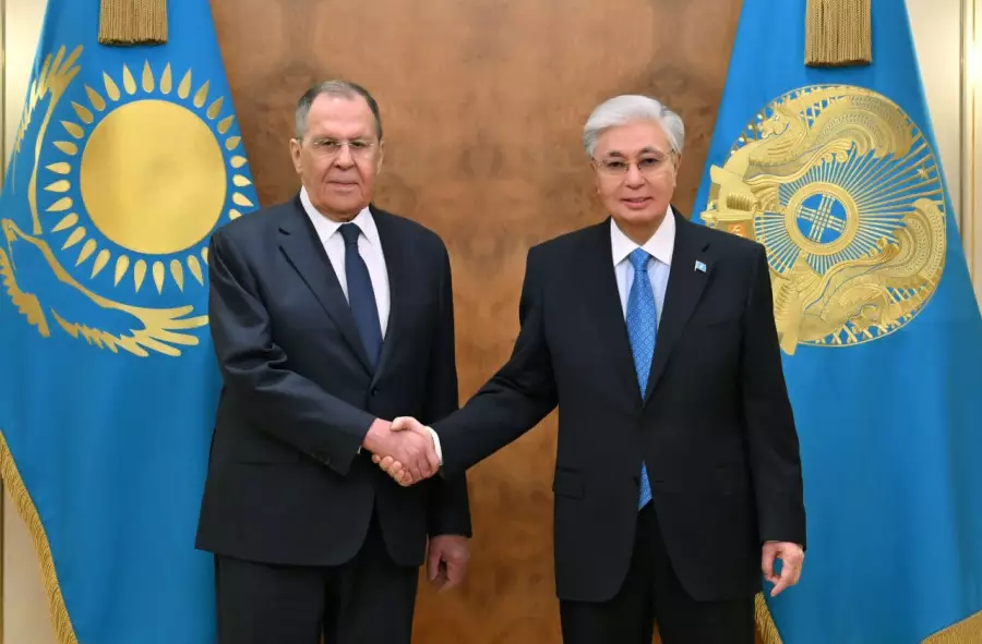 Президент Ресейдің сыртқы істер министрі Лавровты қабылдады