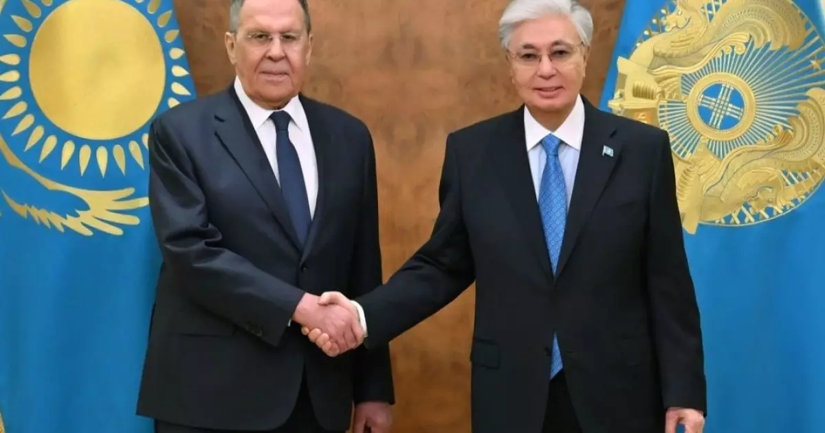  Тоқаев Ақордада Сергей Лавровты қабылдады 