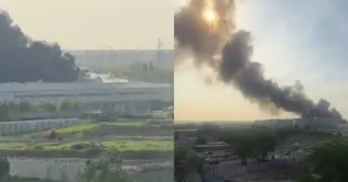  Алматы маңында ірі картон зауыты өртеніп жатыр 