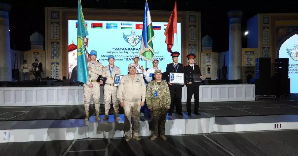 «Абай қырандары» Өзбекстандағы жарыста жүлделі екінші орынды иеленді