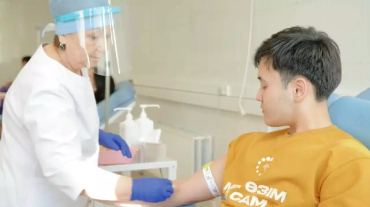 Волонтерлер бір миллион миллилитр қан тапсырды