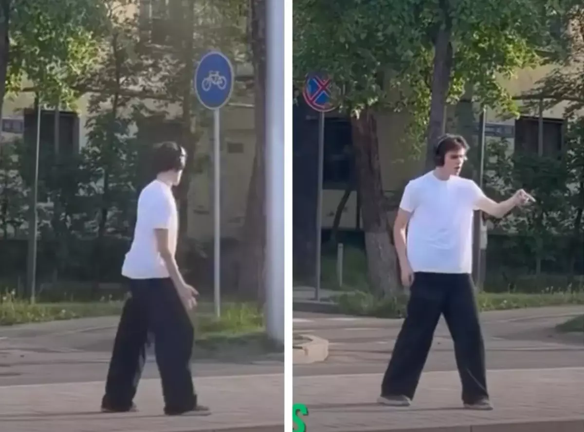 «Зарядил позитивом»: житель Алматы устроил шоу в стиле Джексона на остановке