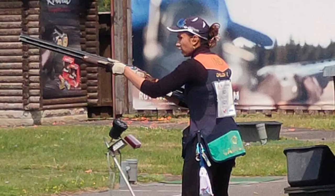 Индийская команда по стендовой стрельбе готовится к этапу Кубка мира ISSF в Казахстане.