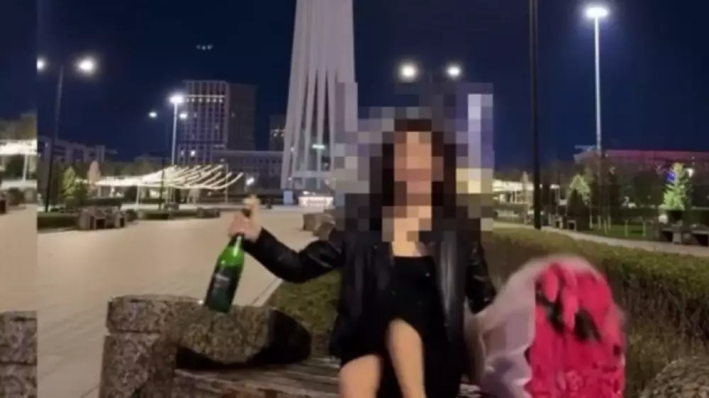 Шампанмен трендтегі видео түсірген қазақстандықтарға айыппұл салынуы мүмкін