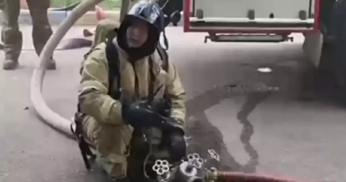  Астанада үйлердің бірінен өрт шығып, 25 адам эвакуацияланды 