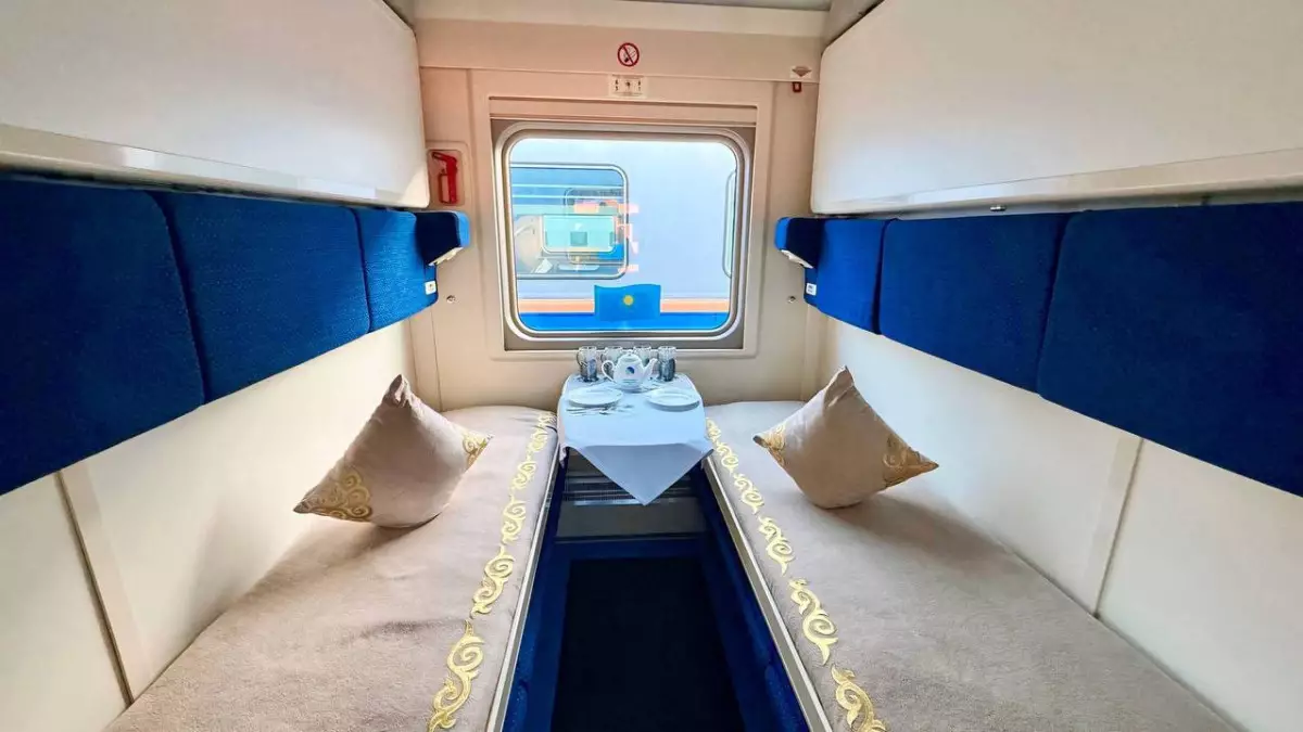 Турпоезд «Keruen Express» отправился в рейс из Казахстана в Узбекистан