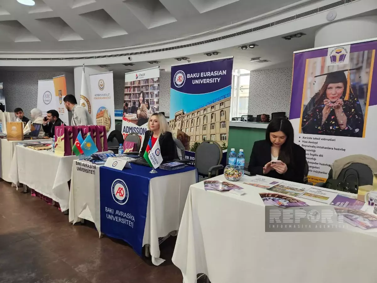 Образовательная выставка Study in Kazakhstan проходит в Баку.