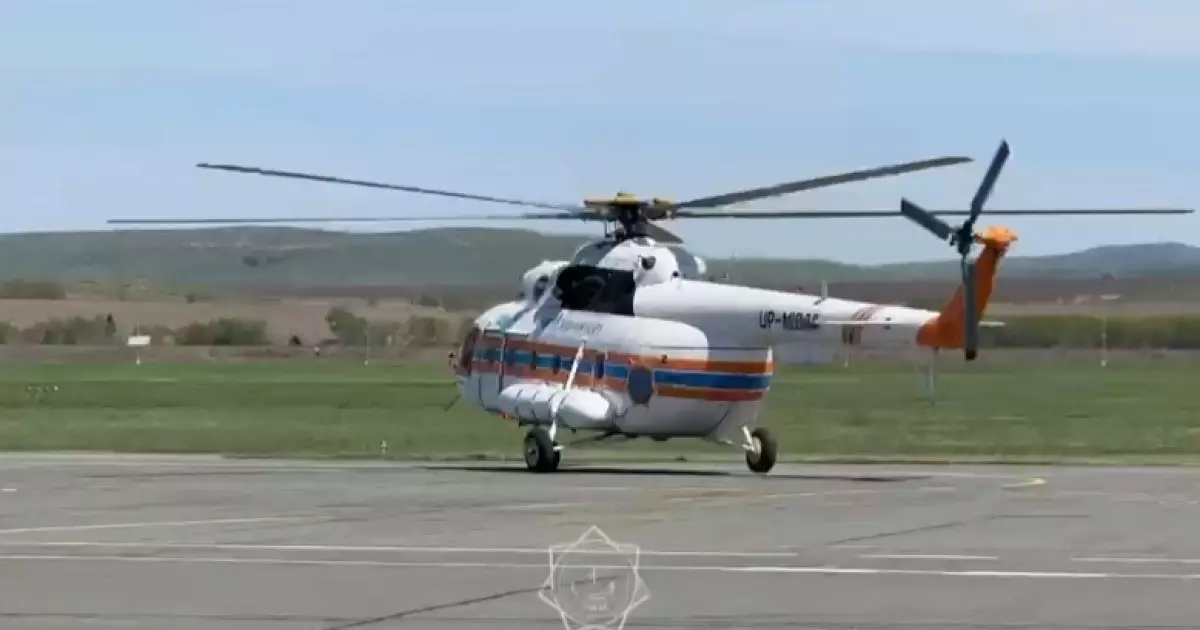  ТЖМ тікұшағы 4 жасар баланы Катонқарағайдан Өскеменге жеткізді 