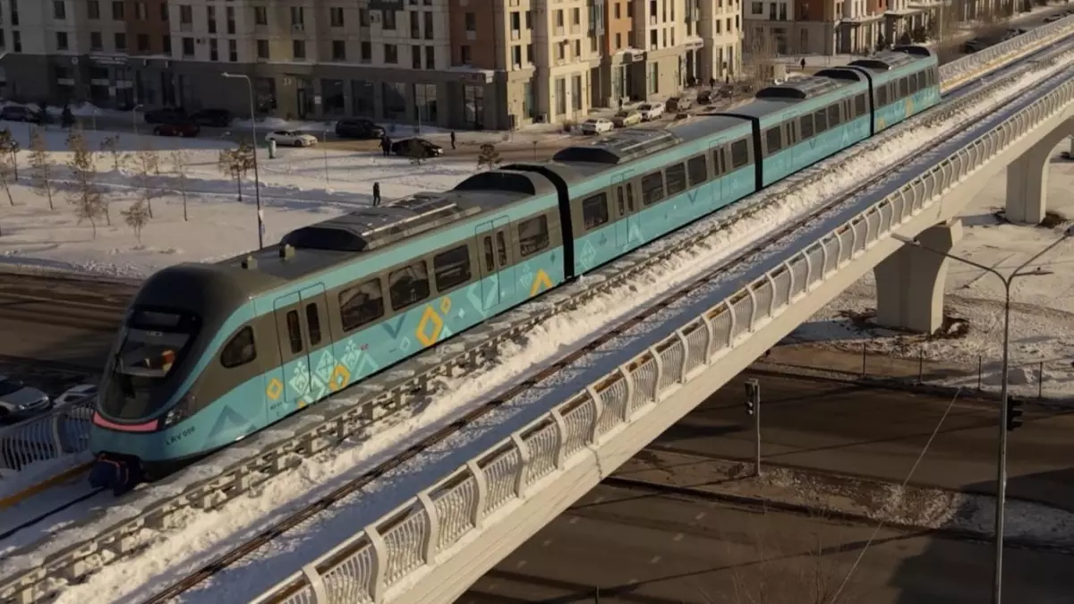  Астанада LRT-нің екінші тармағын салу басталды 