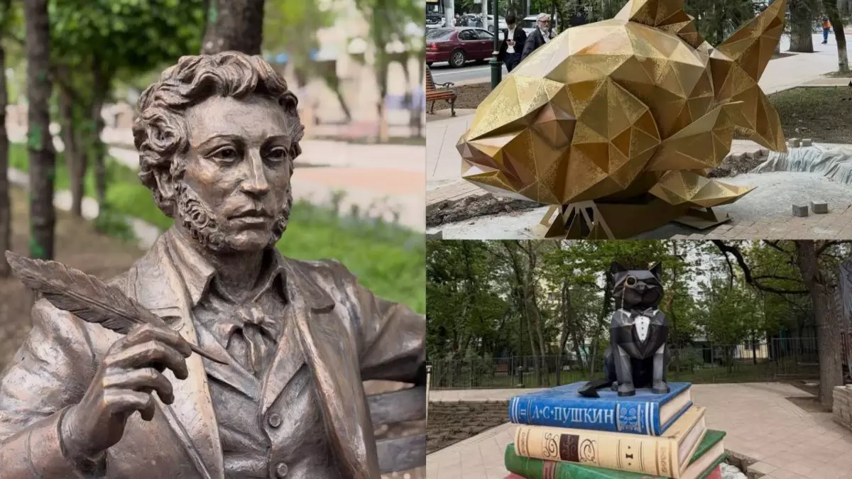 Алматылықтар Пушкин мүсінінің қойылуына қарсы шықты