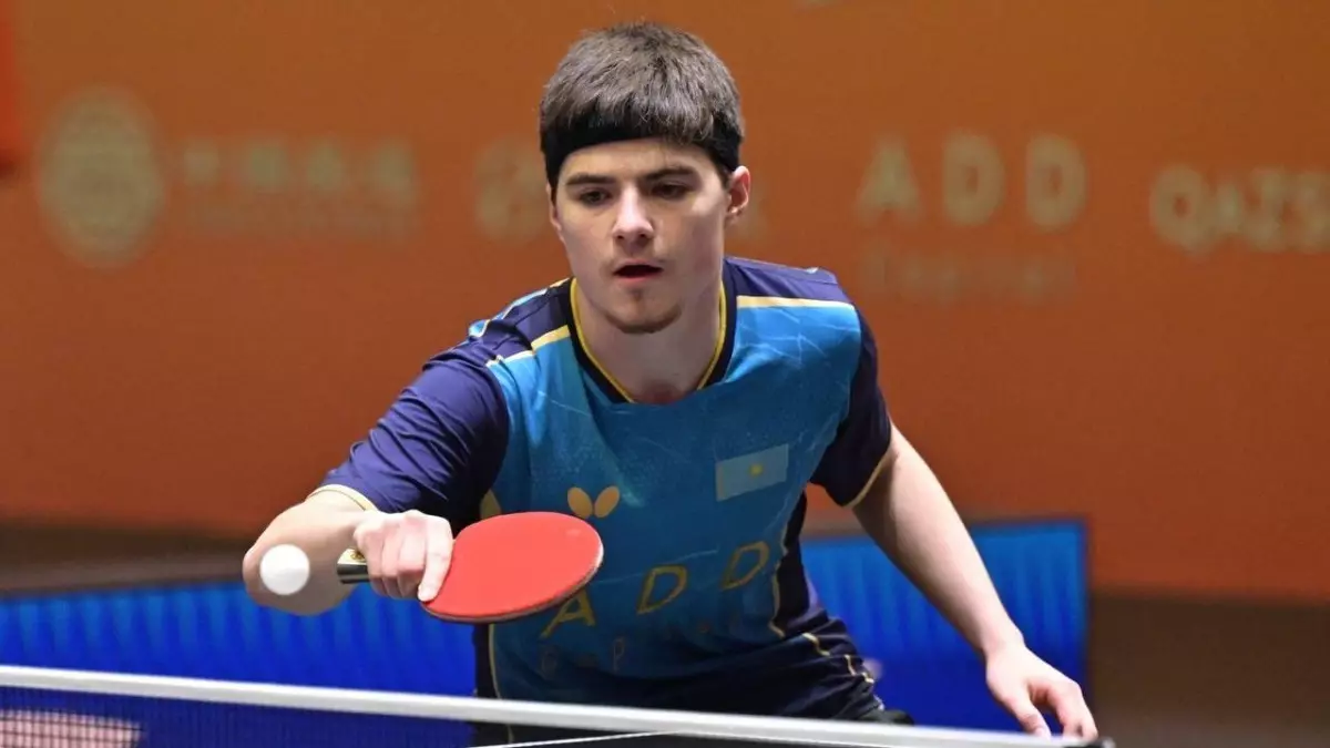 Мужская сборная Казахстана вышла в 1/8 финала ЧМ по настольному теннису