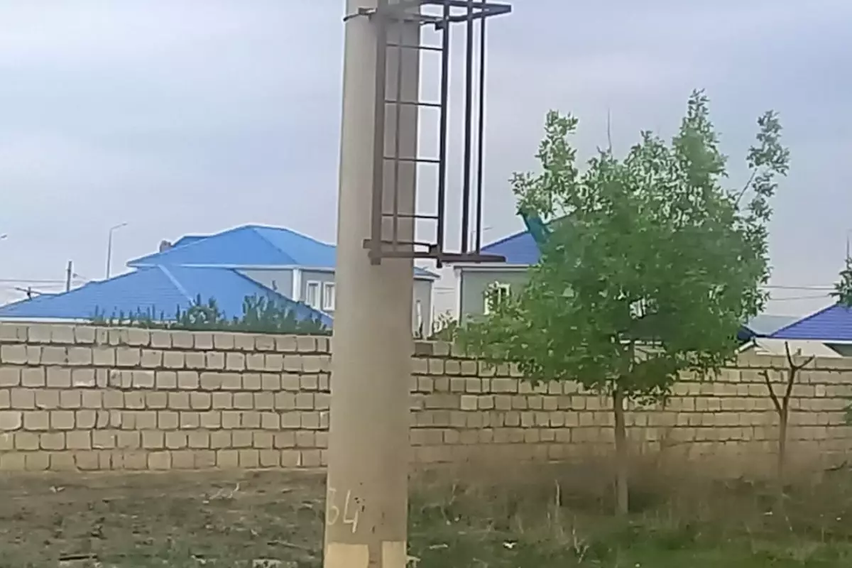 В селе Томарлы опасную вышку переделали после жалоб жителей