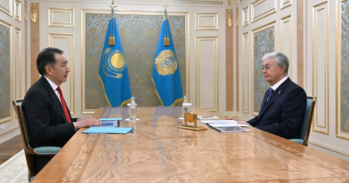  Президент ЕЭК төрағасы Бақытжан Сағынтаевты қабылдады 