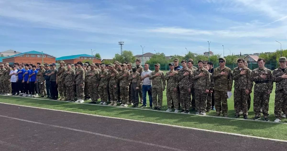  Астанада колледж студенттері арасында әскери-патриоттық ойындар өтті 