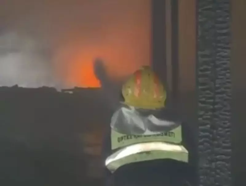 Детский сад загорелся в Туркестанской области