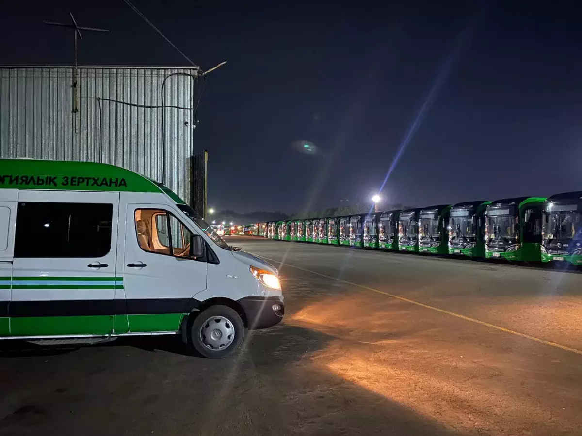 Алматыдағы автопарктердің бірінен катализаторсыз автобустар анықталды