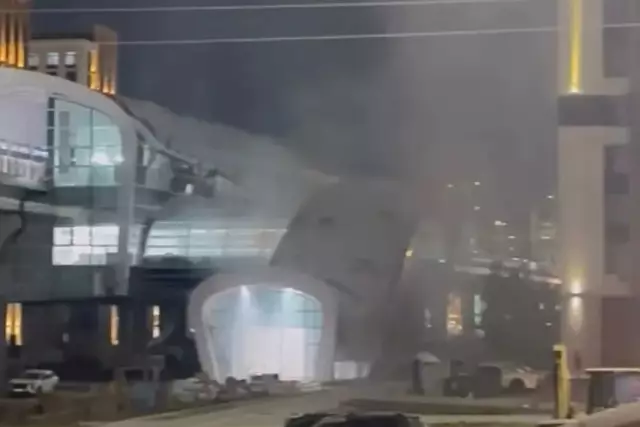 Астанадағы LRT станциясында өрт шықты