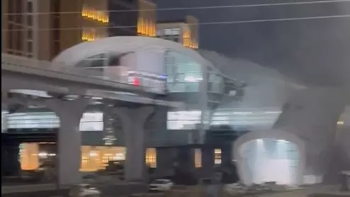 Астанадағы LRT станциясында өрт шықты