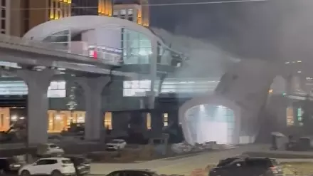 Астанада LRT станциясында өрт шықты