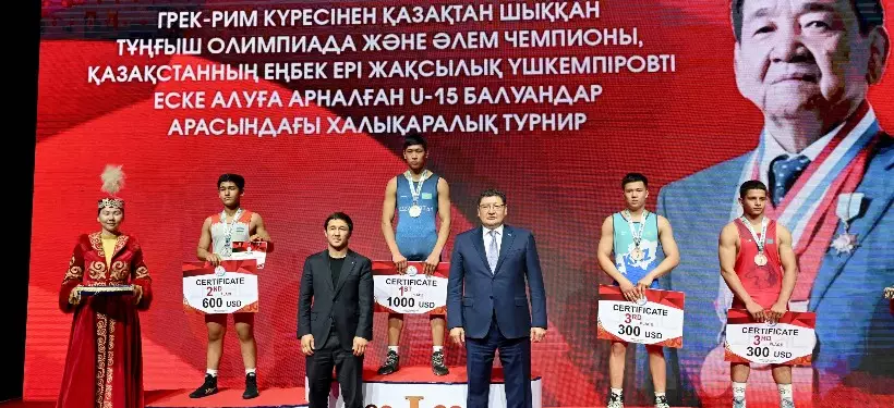 Спортсмен из области Абай стал чемпионом международного турнира по греко-римской борьбе