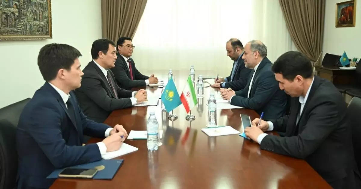  Қазақстан мен Иран екіжақты серіктестікті күшейтуге ниетті 