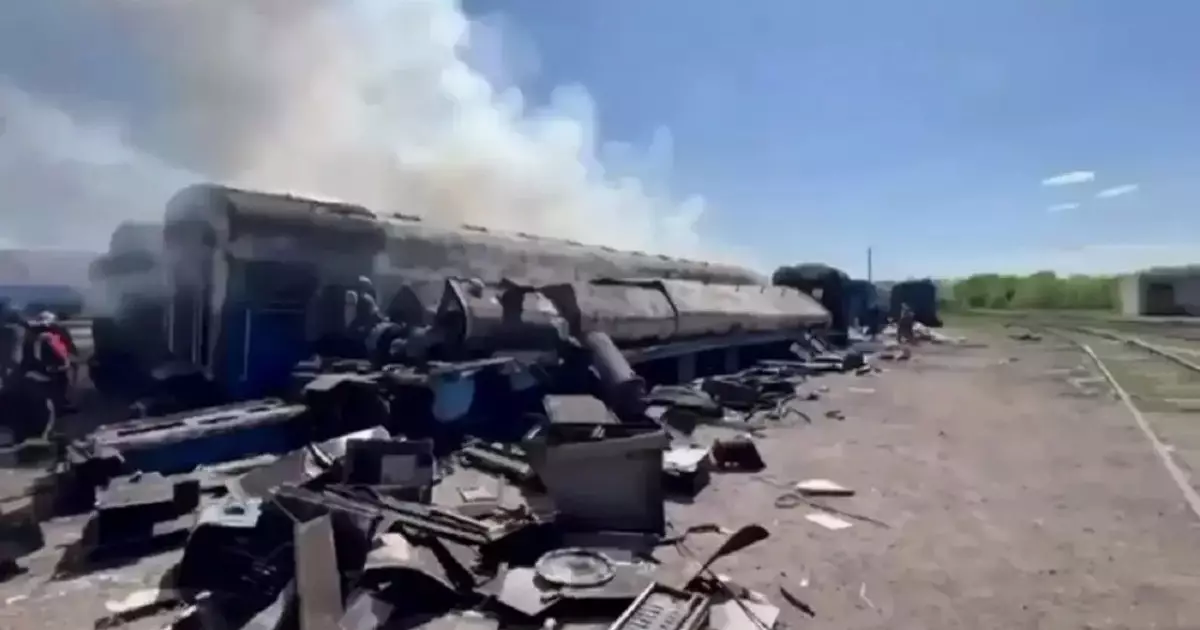  Қарағандыда жолаушылар вагонынан өрт шықты (ВИДЕО) 