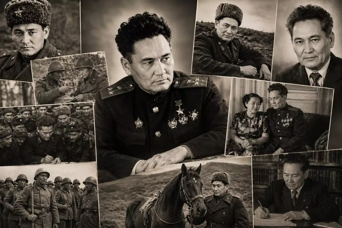 Редкие фотографии Б. Момышулы
