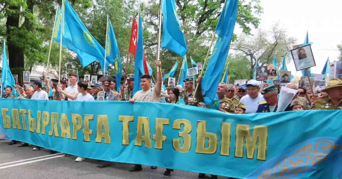  Алматыда «Батырларға тағзым – мәңгі жадымызда» патриоттық акциясы өтеді 