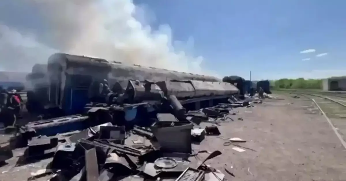  Қарағандыда теміржол вагондары өртенді 