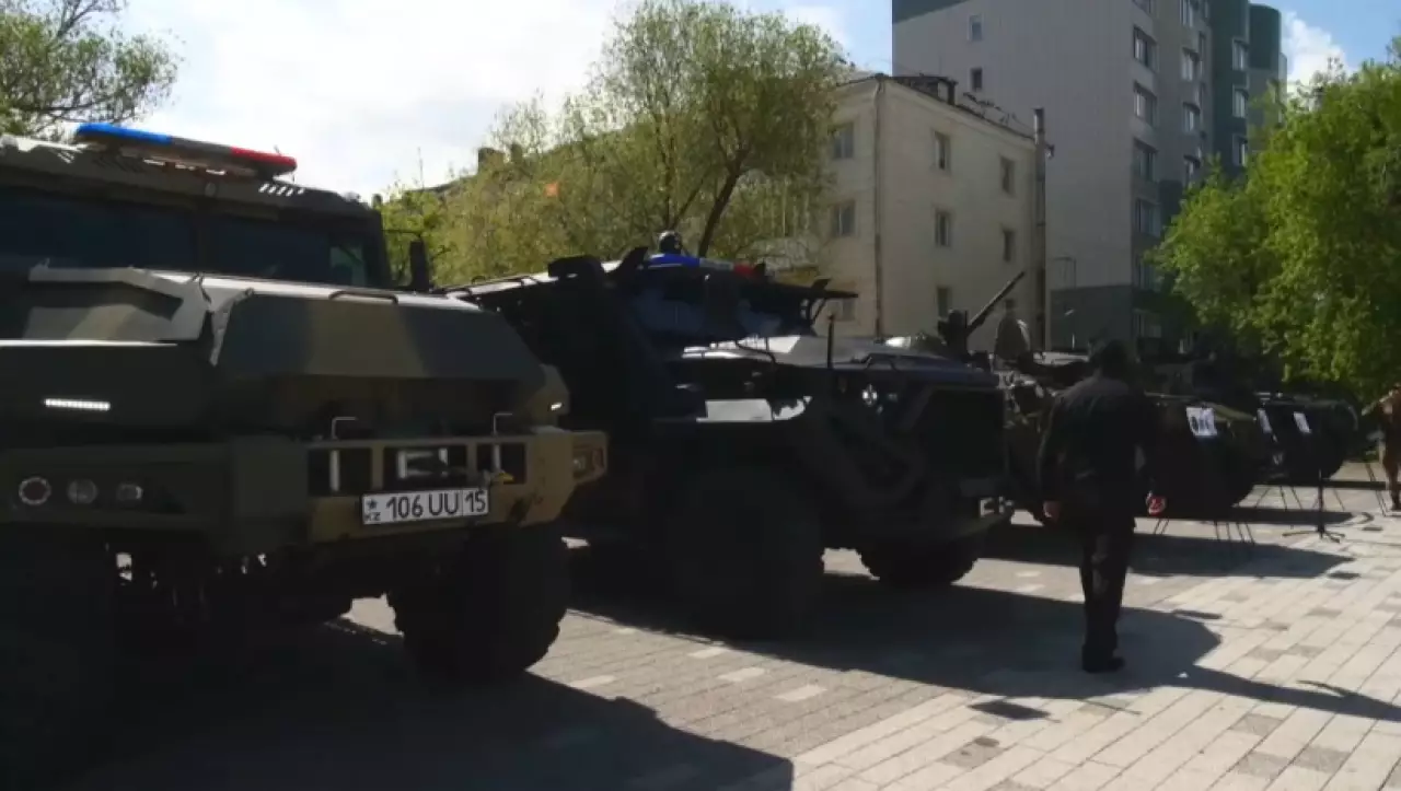 Военную технику продемонстрировали петропавловцам