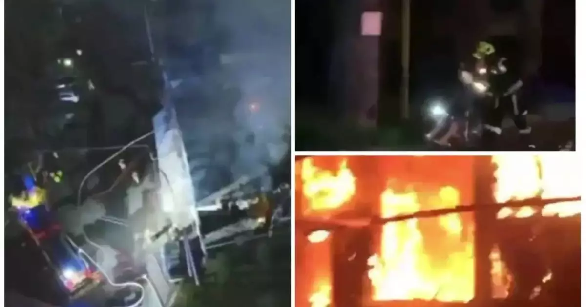  Ночной пожар в кафе тушили в Алматы 
