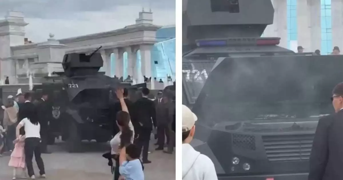 Астанада мерекелік шара кезінде әскери техникадан ақау шықты 
