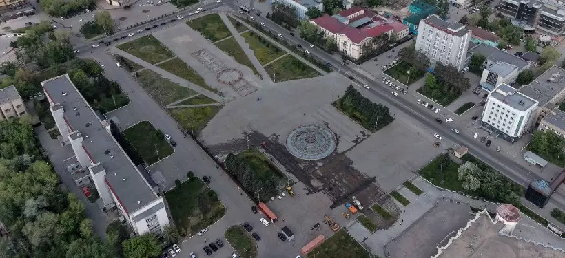 Семейдегі орталық алаң мен бірқатар нысандар жаңғыртылуда