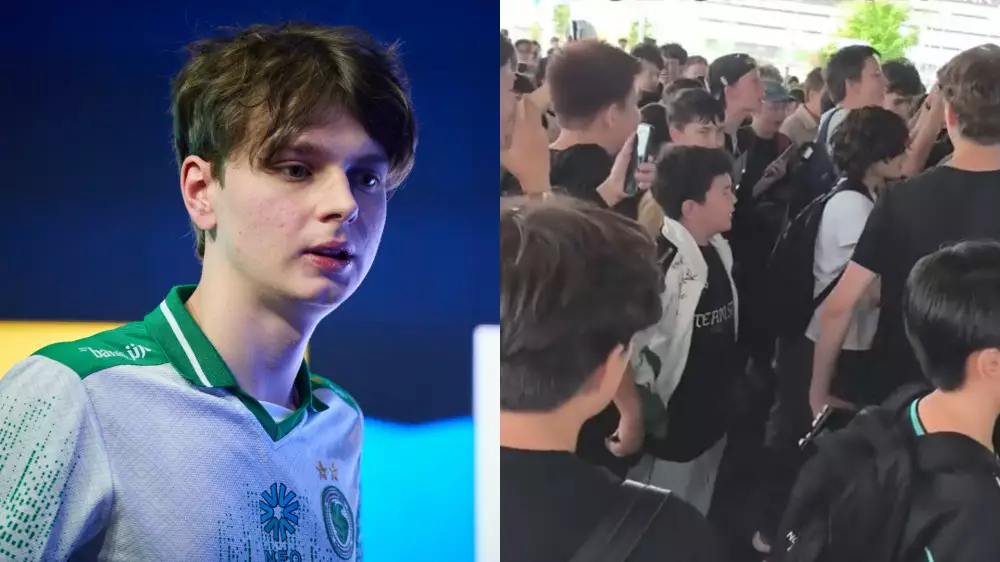 Фанаты чуть не растоптали звезду киберспорта перед PGL Astana
