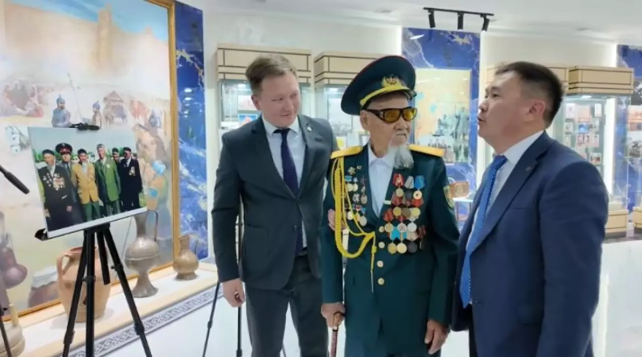 104-летнего героя войны почтили в Кызылординской области