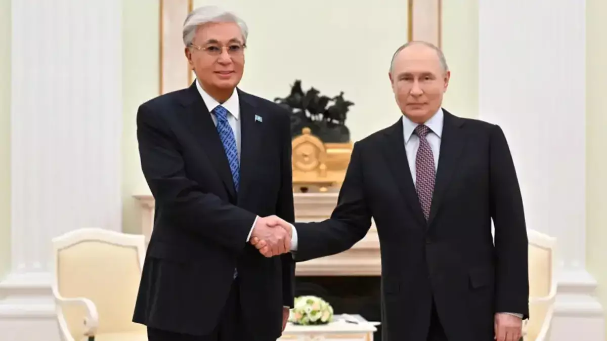 Касым-Жомарт Токаев встретился с Владимиром Путиным в Москве - новости на Lada.kz 09.05.2026
