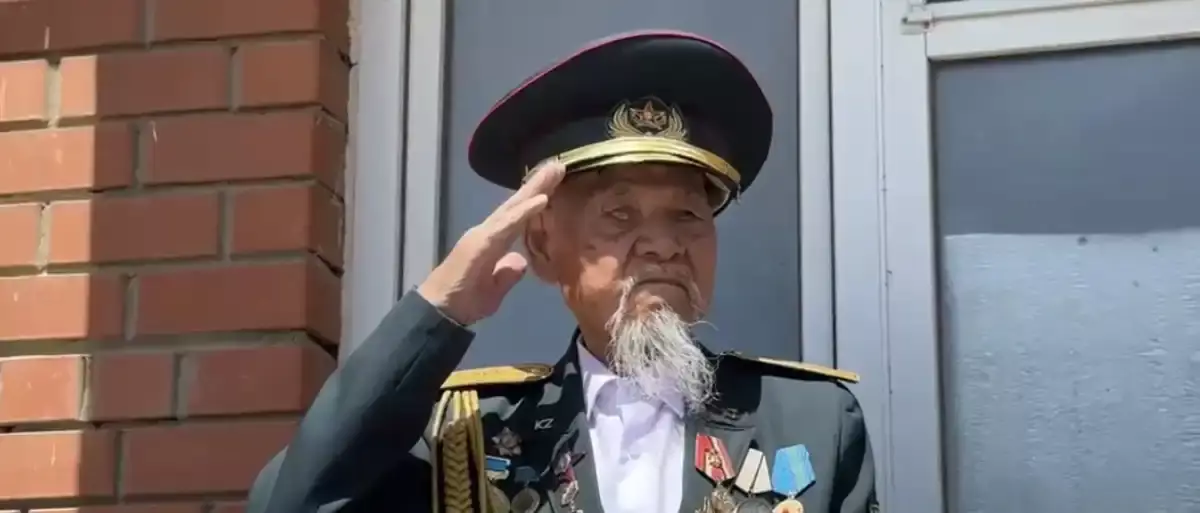 Ұлы Жеңіс рухы- қарт майдангерге құрмет